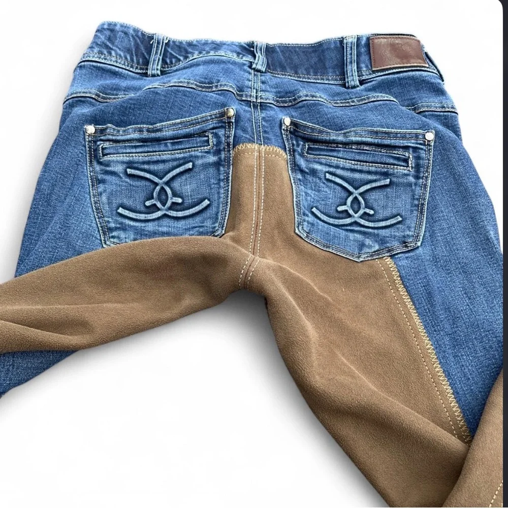 Goode Rider Equestrian Jean - Full Seat Mid Rise All Purpose Breech Size 26R - Picture 11 of 14